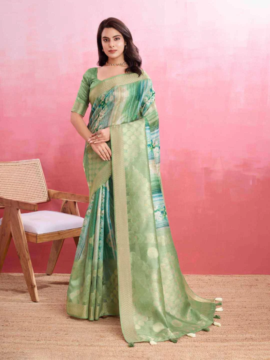 Designer Banarasi Tussar Silk Saree